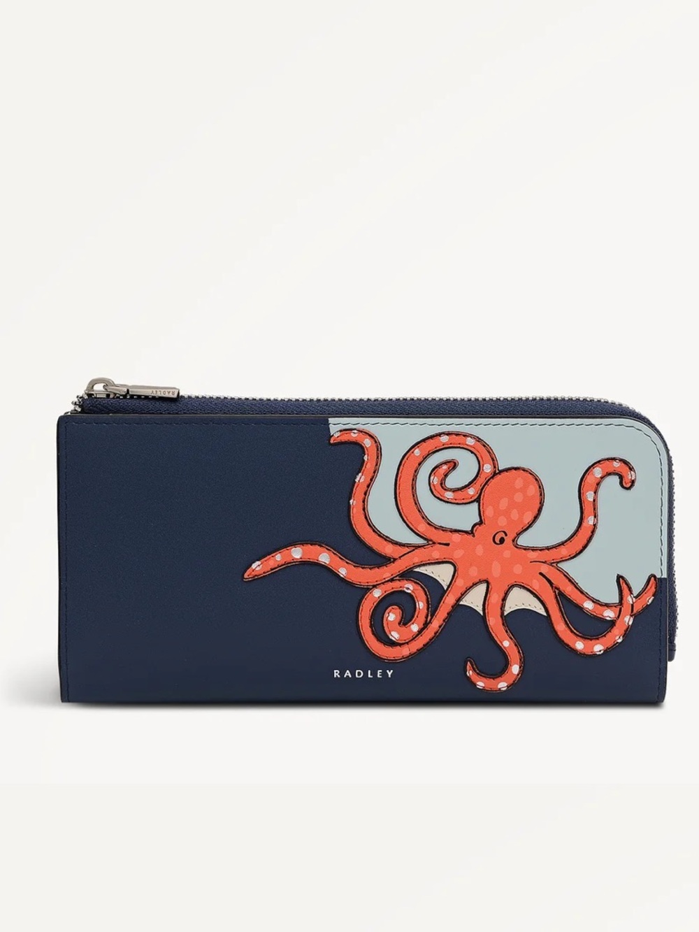 Rare! Radley London Chilworth Street Octopus Large Zip Around Wallet